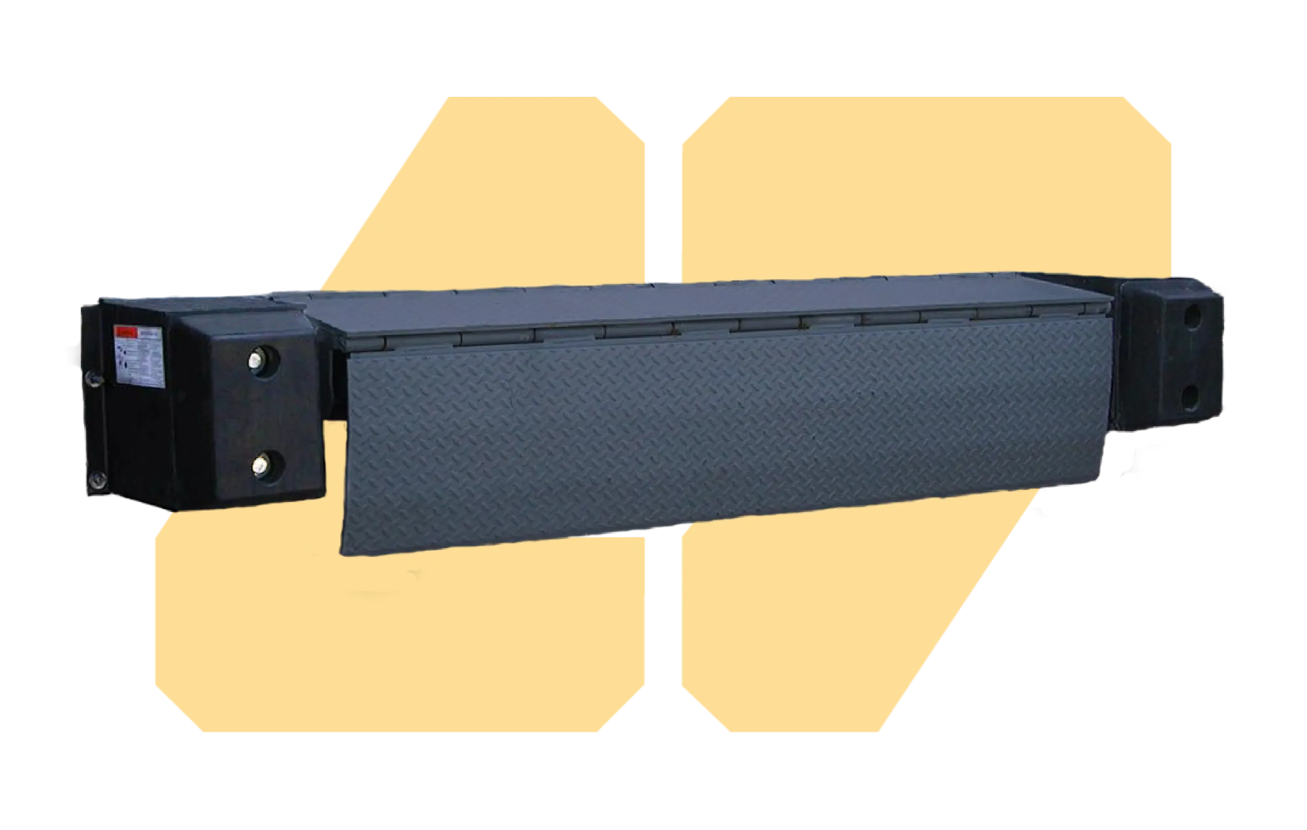 Diagrama técnico del Mini Dock con medidas y componentes